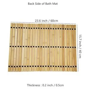 HJJKKH Tapete de baño de bambú antideslizante de bambú_2
