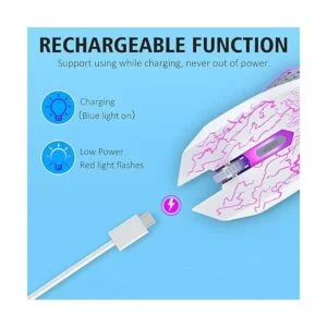 VersionTECH. Mouse inalámbrico para juegos ratones_5