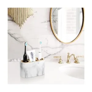 Shinowa Soporte para cepillos de dientes organizador de_6