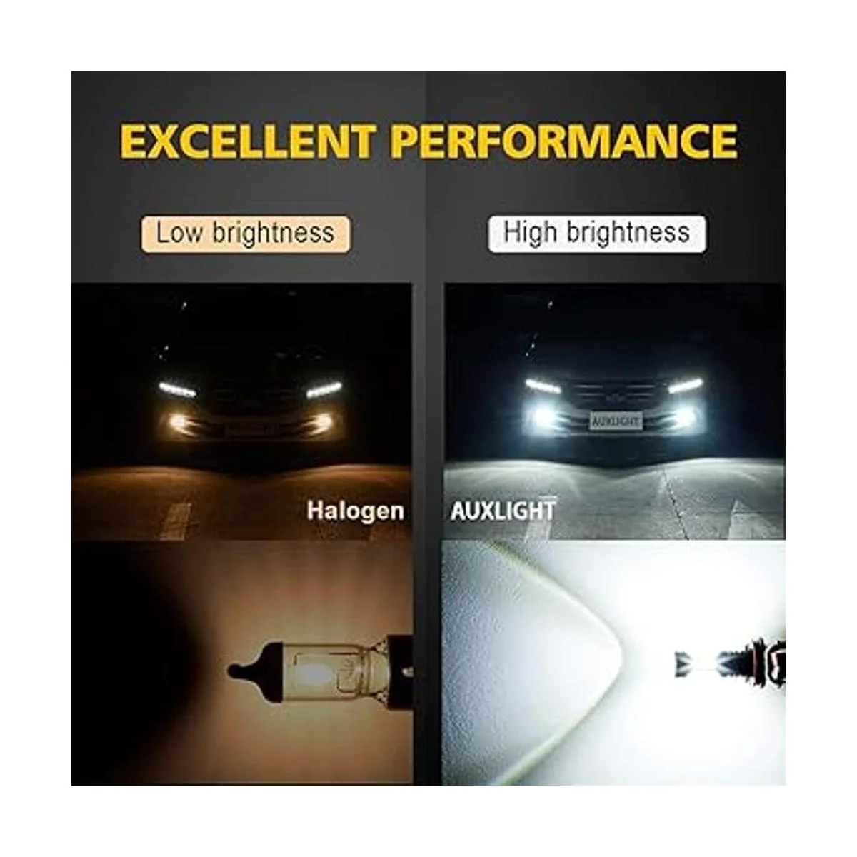 AUXLIGHT H11 H10 9006 5202 2504 H7 Focos LED antiniebla_3