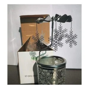 Portavelas giratorio de carrusel de ángel portavelas_4