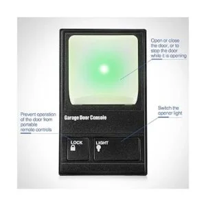 Botón de apertura de puerta de garaje panel de pared de_2