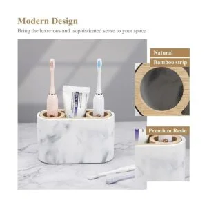 Shinowa Soporte para cepillos de dientes organizador de_2