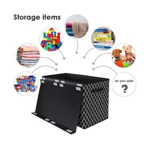 Baúl de juguetes para niños con tapa abatible caja de_5