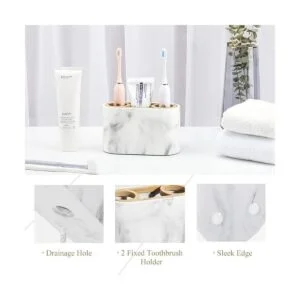 Shinowa Soporte para cepillos de dientes organizador de_3