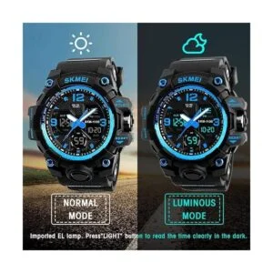 LYMFHCH Reloj deportivo analógico para hombre LED_5