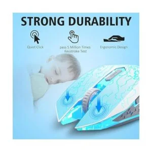 VersionTECH. Mouse inalámbrico para juegos ratones_7