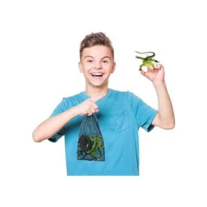 ArtCreativity Figuras de reptiles en bolsa de malla_4