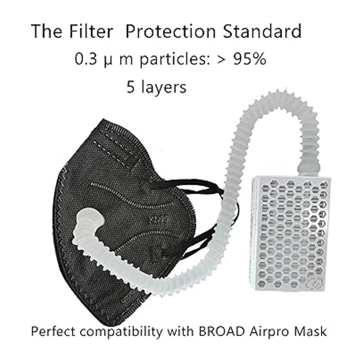 Filtro de filtro negro apto para Rsenr AirPro R18 AirPro_5