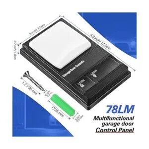 Botón de apertura de puerta de garaje panel de pared de_4