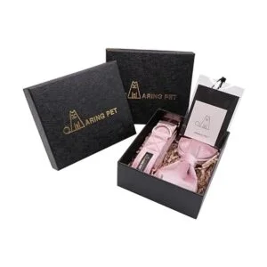 ARING PET Collares de terciopelo para perro con pajarita_4