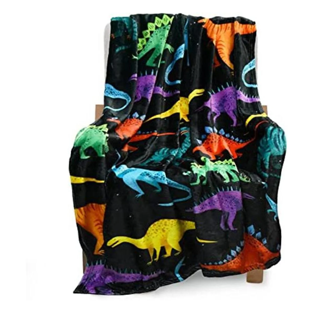 Manta de dinosaurio para niños y niñas linda manta de_1