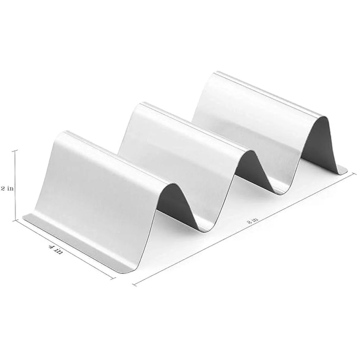 RTT Soporte para tacos juego de 6 bandejas para tacos de_5