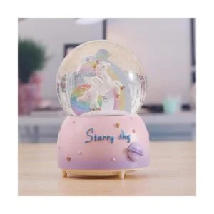 Sethruki Unicorn Music Snowball caja de música de 3.94_5
