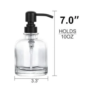 Dispensador de jabón de manos en tarro de vidrio_2