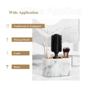 Shinowa Soporte para cepillos de dientes organizador de_4