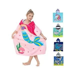 Athaelay Toallas de baño de microfibra suave para niños de_1