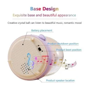 Sethruki Unicorn Music Snowball caja de música de 3.94_3