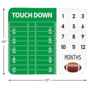 Manta mensual para bebé niño manta para el mes del_2