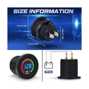 Frienda 2 unidades de corriente continua de 12 V con_2