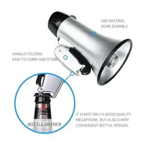 MyMealivos Megáfono portátil Bullhorn de 20 vatios de_4