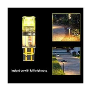 Noobibaba Bombilla LED T5 con base de cuña de 12 V T5 T10_5