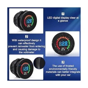 Frienda 2 unidades de corriente continua de 12 V con_3