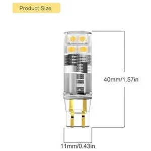 Noobibaba Bombilla LED T5 con base de cuña de 12 V T5 T10_2