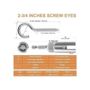 Ganchos de acero inoxidable 304 ganchos de metal ganchos_2