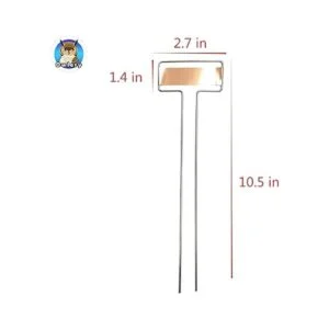 Owlery Etiquetas de metal para plantas 10.0 x 2.6 in_3