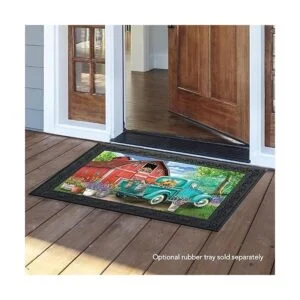 Tapete para puerta Farm in Spring para interiores y_2