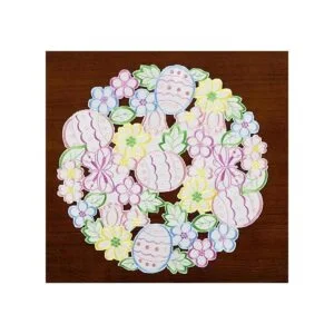 Juego de 4 manteles individuales florales de 14.0 in_4