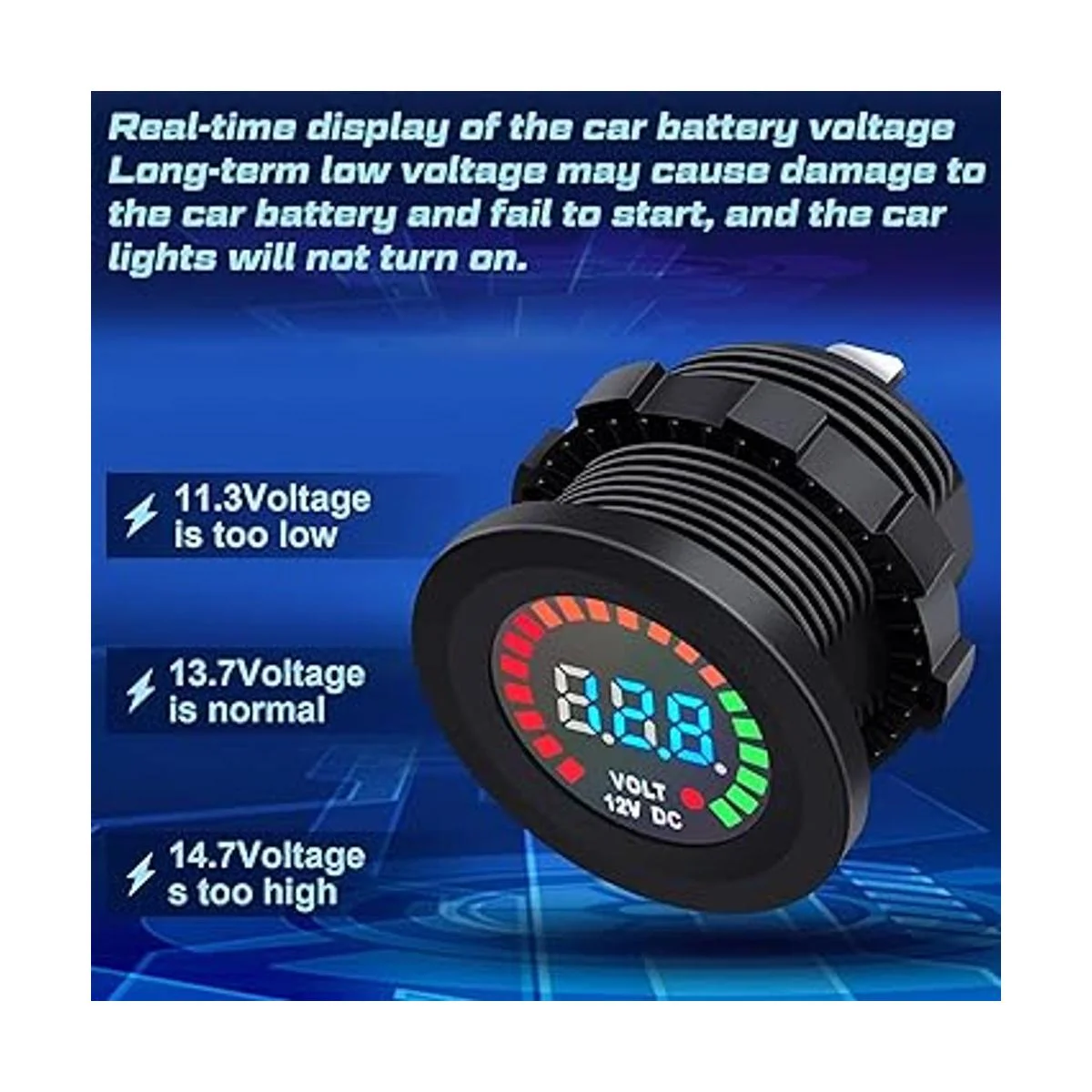 Frienda 2 unidades de corriente continua de 12 V con_6