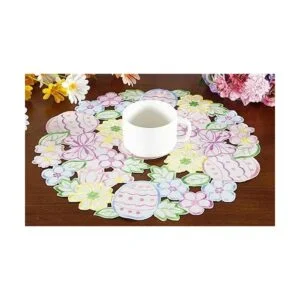 Juego de 4 manteles individuales florales de 14.0 in_3