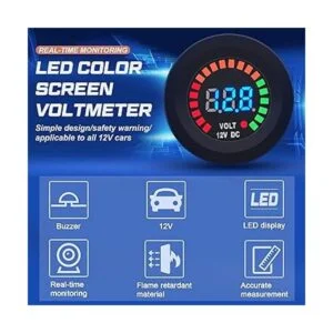 Frienda 2 unidades de corriente continua de 12 V con_4