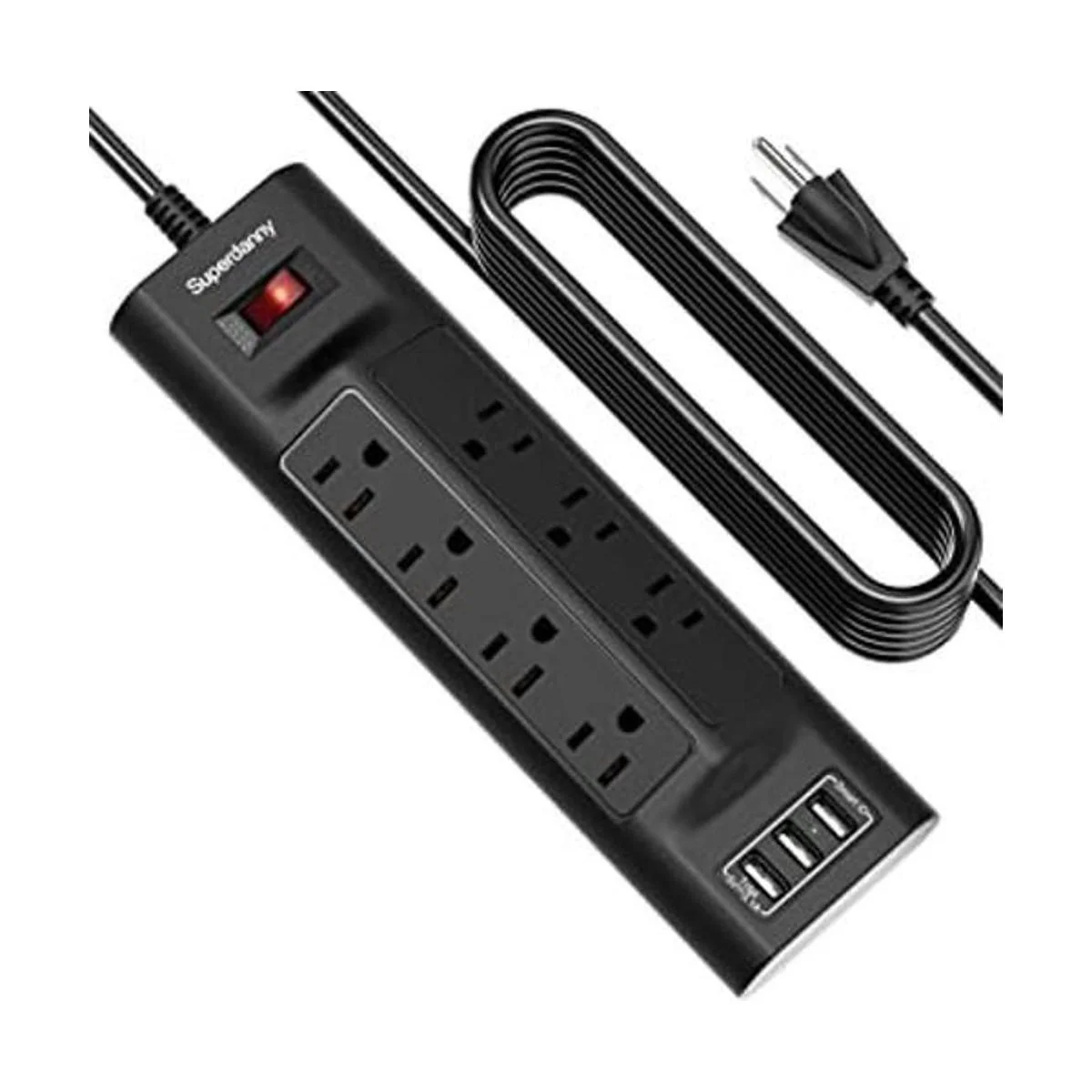 SUPERDANNY Barra de alimentación con protección contra_1