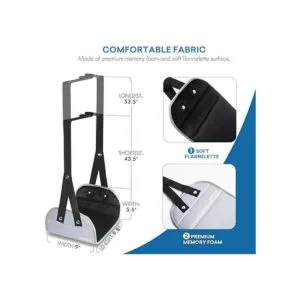 TIPKITS Reposapiés de avión con cómoda base sin choques_3