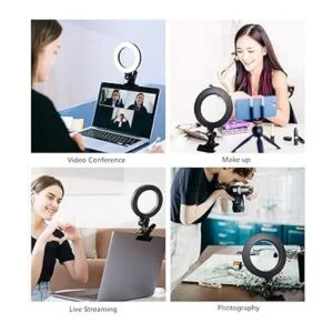 Iluminación de videoconferencia anillo de luz para selfie_3