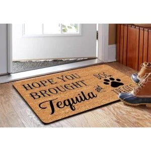 Alfombra de bienvenida para interiores con decoración de_5
