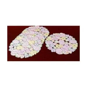 Juego de 4 manteles individuales florales de 14.0 in_6