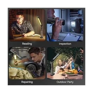 Durapower Luz de trabajo mecánica LED recargable de 800_6