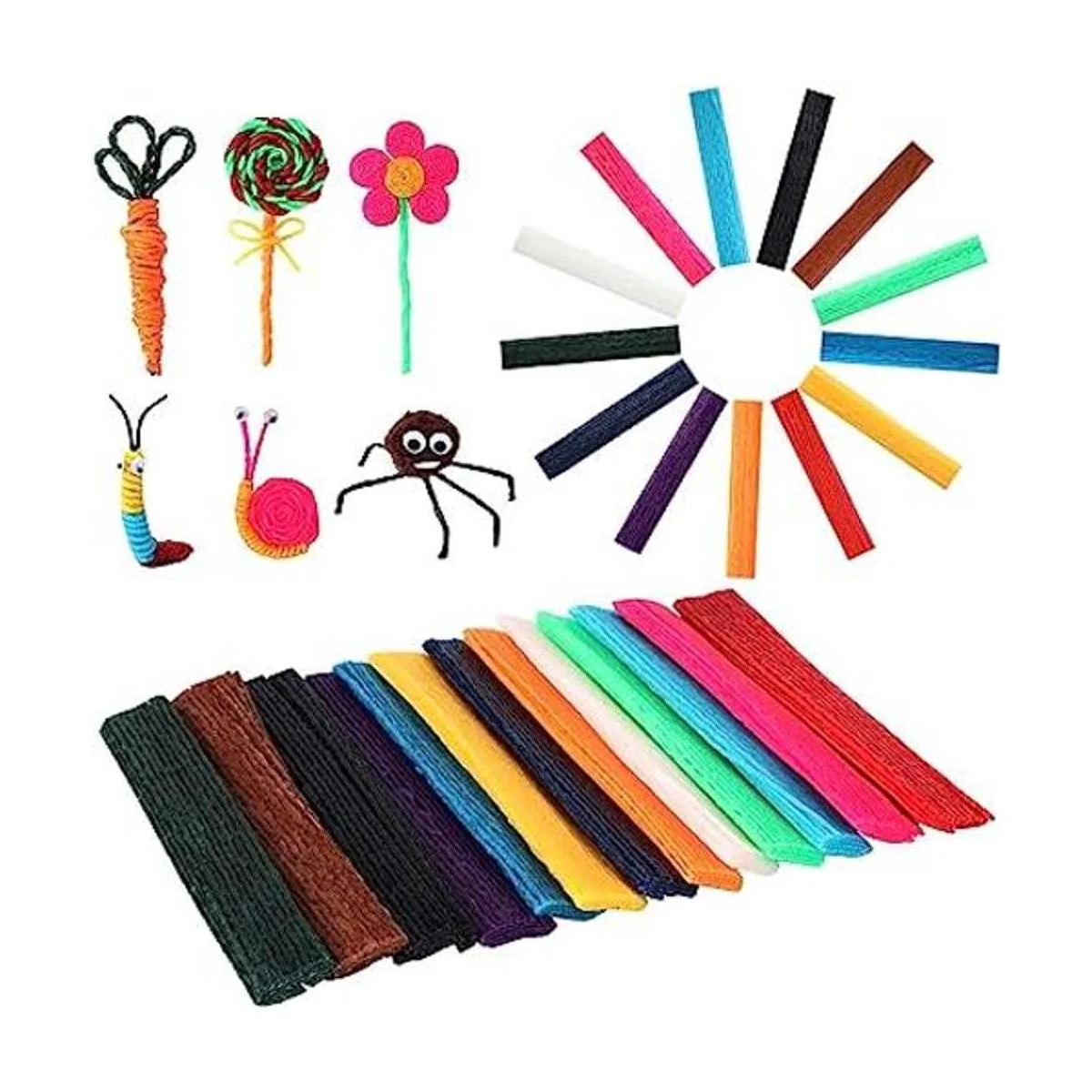 UPINS 1000 palitos de cera para manualidades varillas de_1