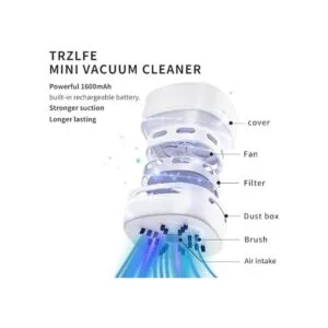 TRZLIFE Aspiradora de escritorio mini aspiradora de_2