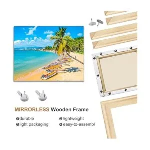 EVNEED Barras estiradoras de lona de 16 x 20 pulgadas_4