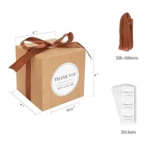 COTOPHER Cajas de regalo pequeñas de 4 x 4 x 4 pulgadas_4