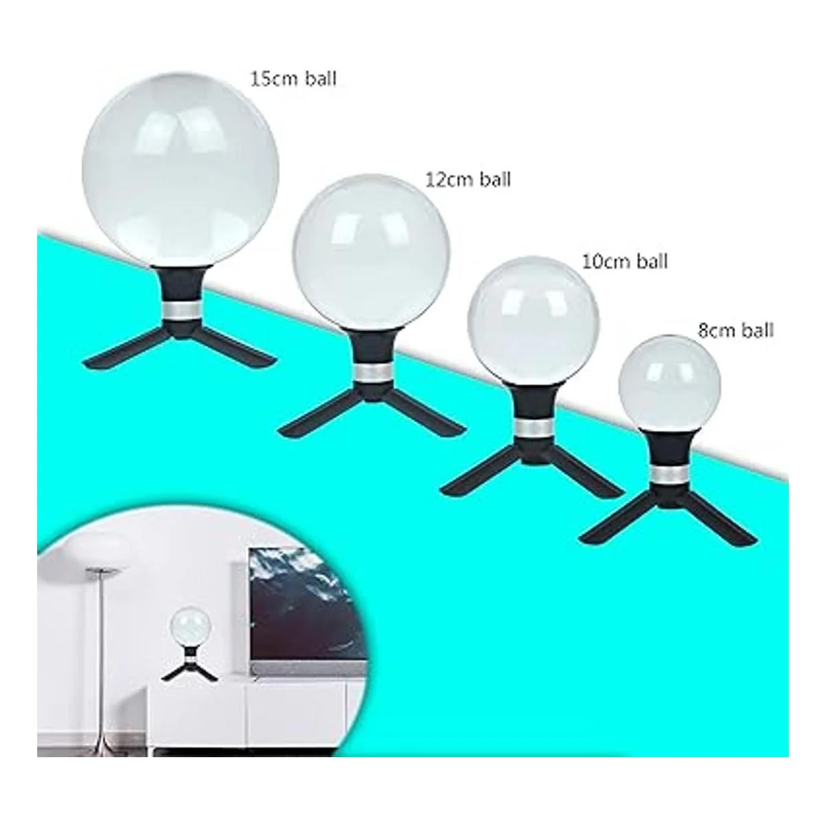 Soporte de bolas de lente para fotografía. Soporte de bola_3