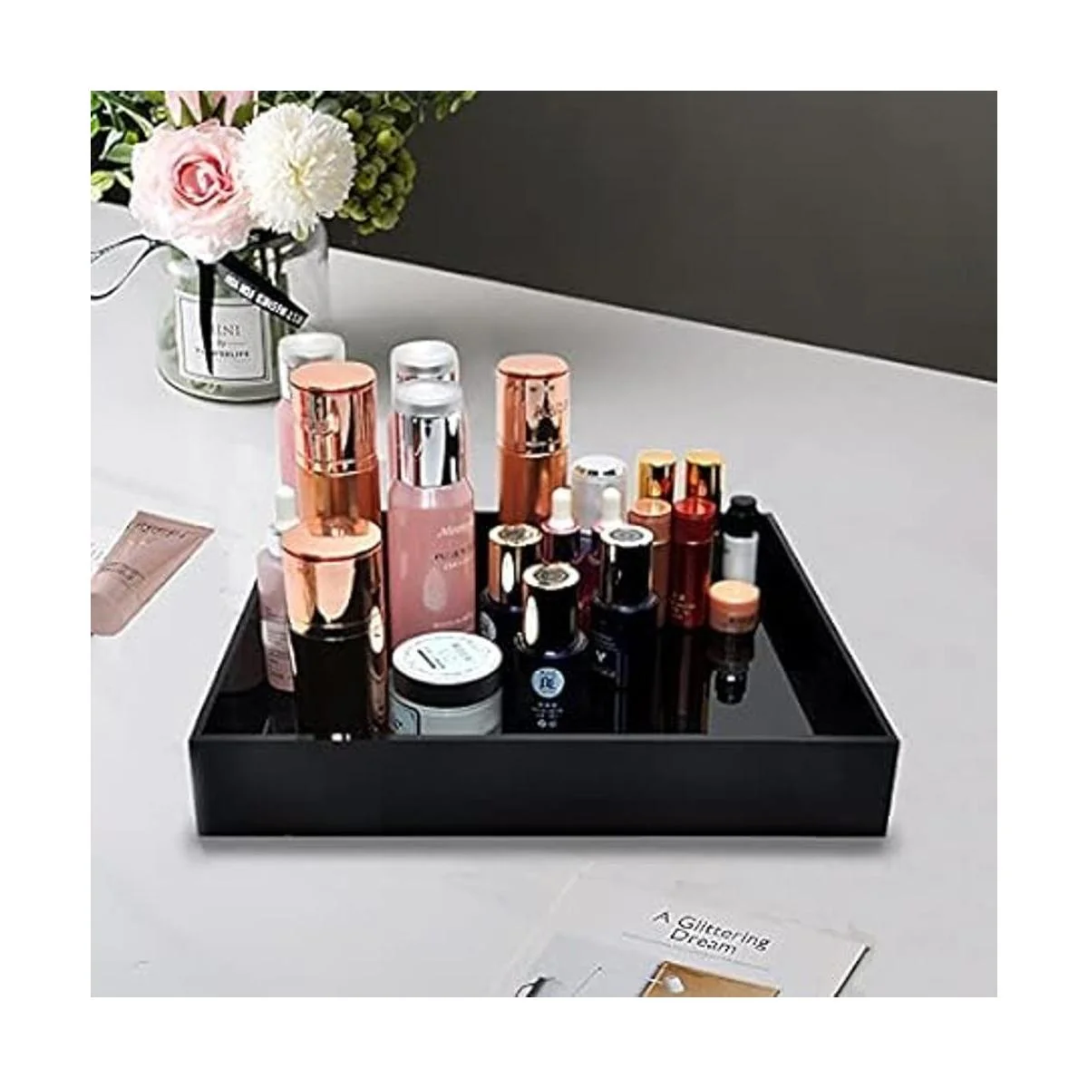 MissionMatch Bandeja de tocador acrílica impermeable_4