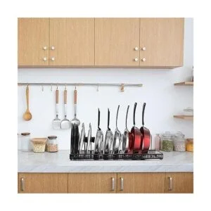 Puricon Organizador expandible de ollas y sartenes para_4