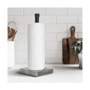 Toallero de papel con diseño de tubería de hierro_6