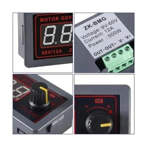 Aobao Controlador de velocidad de motor PWM DC 12 V 24 V_3